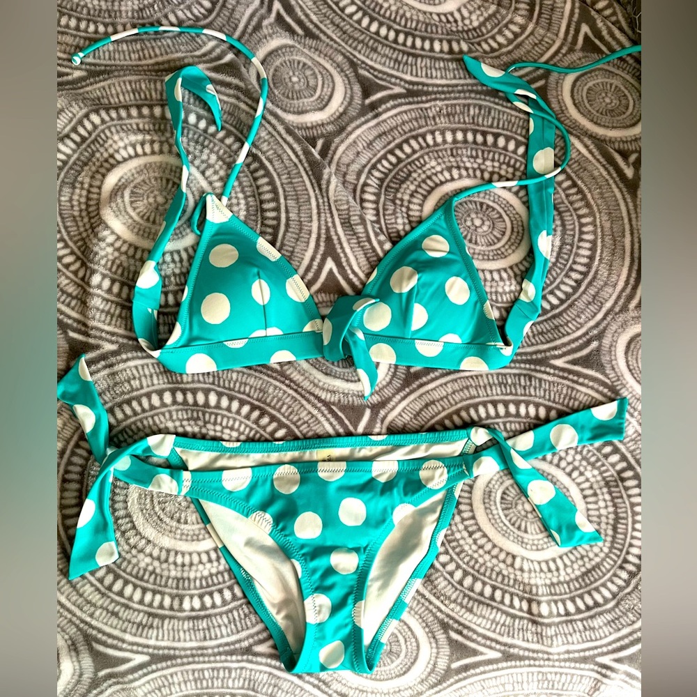 Teal Polka Dot VS Bikini